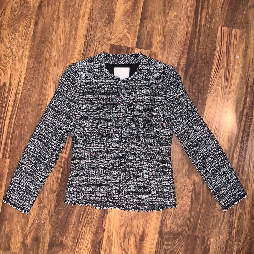 Rebecca Taylor TWEED PEPLUM JACKET